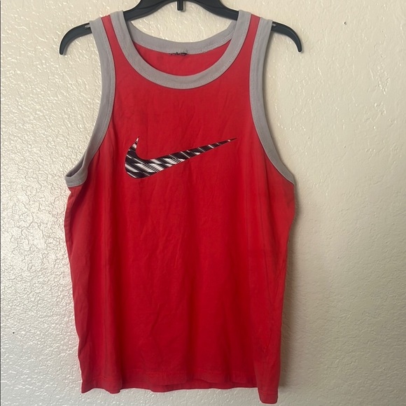 Nike Peach and Gray Athletic Tank Size L - Picture 1 of 4
